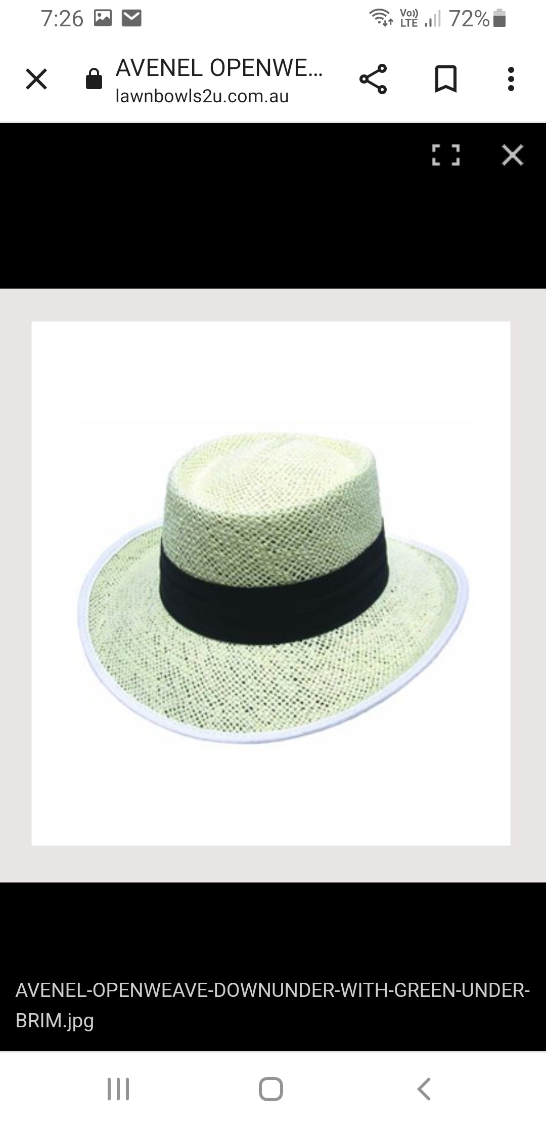 Avenel Hat straw 2421