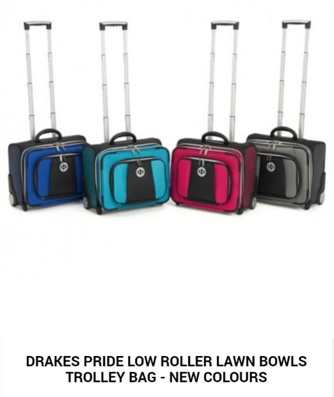 Drakes Pride Low Roller Lawn Bowls Trolley Bag - New Colours